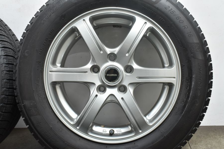 良好品】バルミナ 16in 6.5J +54 ミシュラン X-ICE3+ 215/60R16 