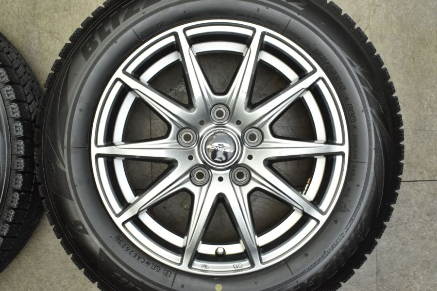 バリ溝】シュナイダー 15in 6J +52 PCD114.3 ブリヂストン ブリザック
