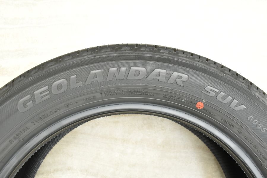2024年製 新車外し バリ溝】ヨコハマ ジオランダーSUV G055 225/55R18