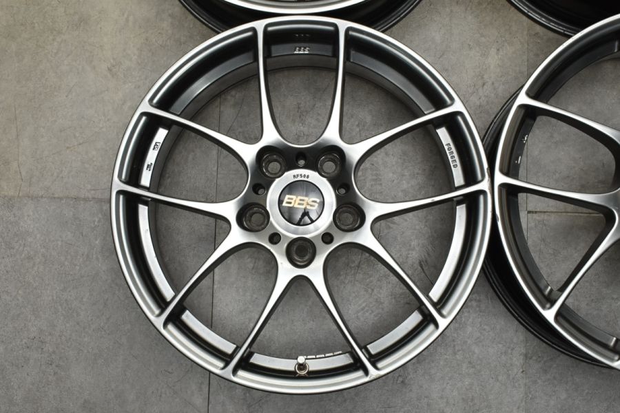 鍛造ホイール】BBS RF508 17in 7J +48 PCD120 4本セット ミニ R60