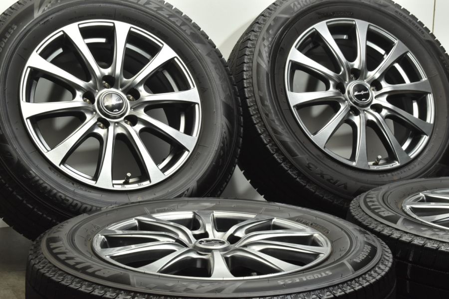 バリ溝】ユーロスピード 16in 6.5J +48 PCD114.3 ブリヂストン