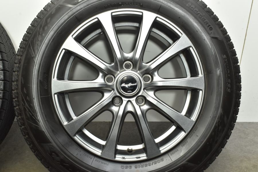 バリ溝】ユーロスピード 16in 6.5J +48 PCD114.3 ブリヂストン