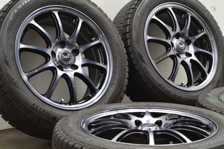 美品】マナレイスポーツ Deplex 17in 7J +52 PCD114.3 ピレリ アイス