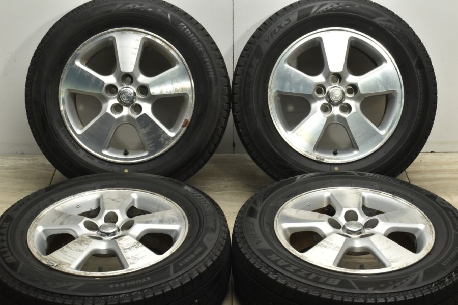 トヨタ ウィッシュ 純正ホイールサイズ 195/65 R 15 バリ溝】トヨタ ウィッシュ 純正 15in 6J +45 PCD100 ミシュラン
