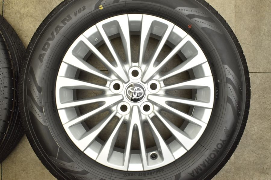 225/65r17 ヨコハマ　40系　アルファード　新車外し　サマータイヤ 2024年製 新車外し品】トヨタ 40 アルファード Z 純正 オプション 17in