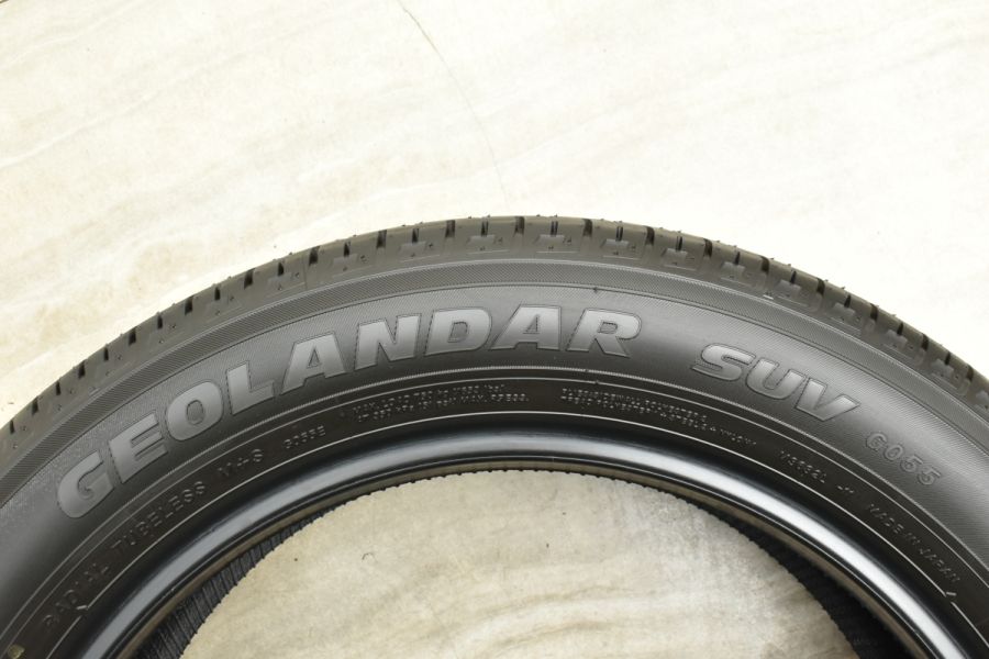 デリカD5新車はずし225/55R18 ヨコハマジオランダー4本 2025年製 225
