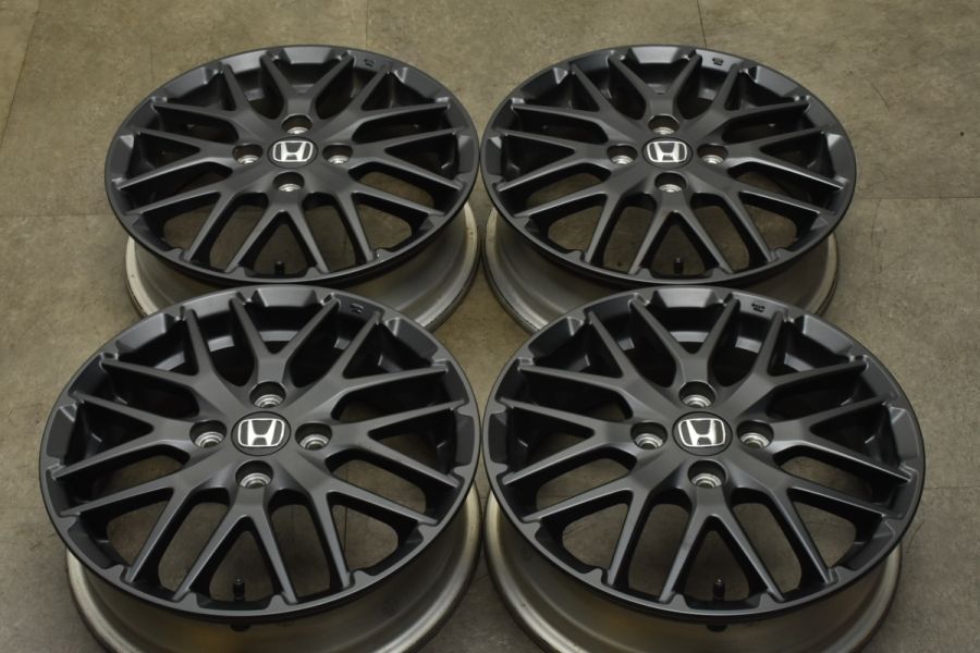 N-ONE RS 純正ブラックホイール 15インチ 4本セット<新車外し>美品 美品】ホンダ N-ONE RS 純正 15in 4.5J +45 PCD100 4本 N-BOX N