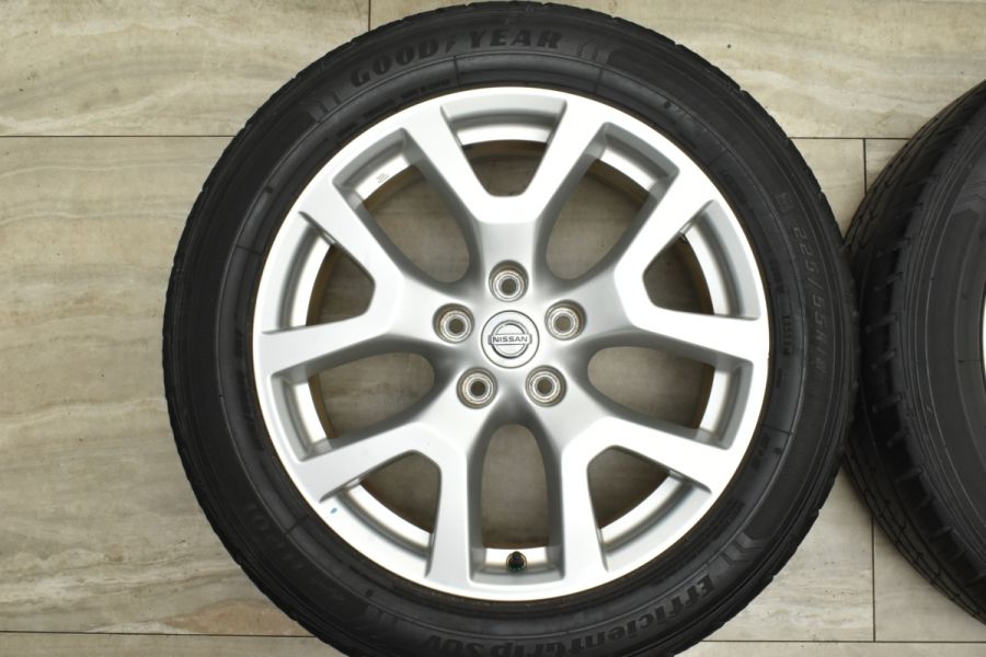 エクストレイル T31 タイヤホイール 18インチ ホイール良好】ニッサン T31 エクストレイル 純正 18in 8J+40 PCD114.3