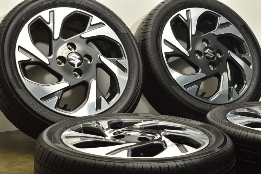 2024年製 新車外し バリ溝 美品】スズキ スペーシア 純正 15in 4.5J+45