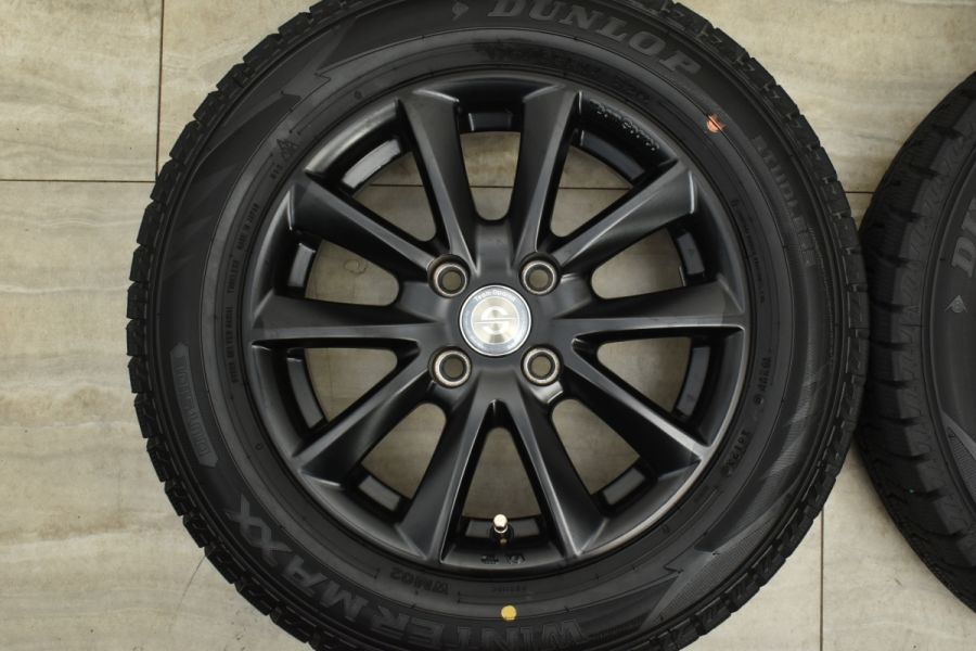 バリ溝】チームスパルコ 14in 5J +30 PCD98 ダンロップ ウィンター