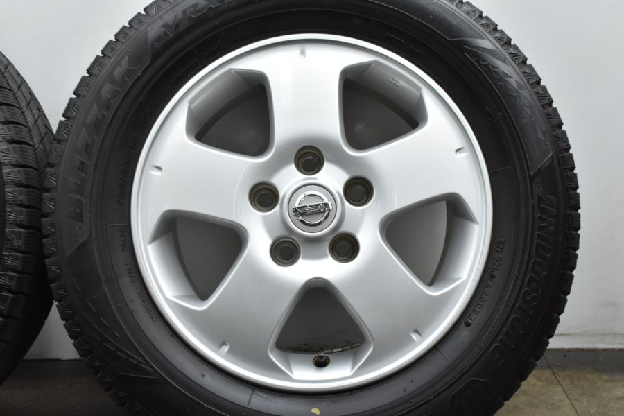 バリ溝 VRX3付】ニッサン C25 セレナ 純正 15in 5.5J +45 PCD114.3