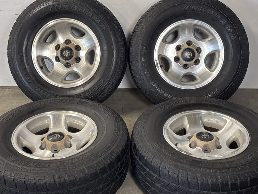 交換用に】トヨタ 80 ランドクルーザー 純正 16in 8J ±0 PCD139.7
